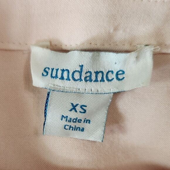 Sundance Linen Pleated Front Tunic Top Size XS - Picture 5 of 6